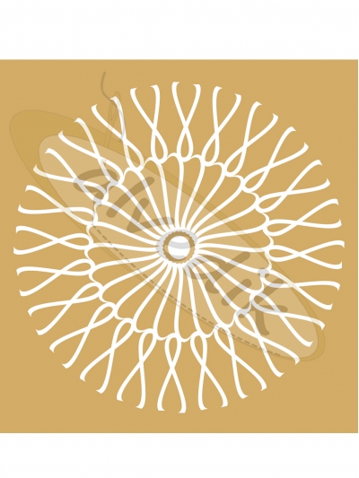 400x533 Geometric Sun Vector V