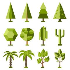 240x240 Stylized Vector Tree Tree In Geometric Trees, Vector