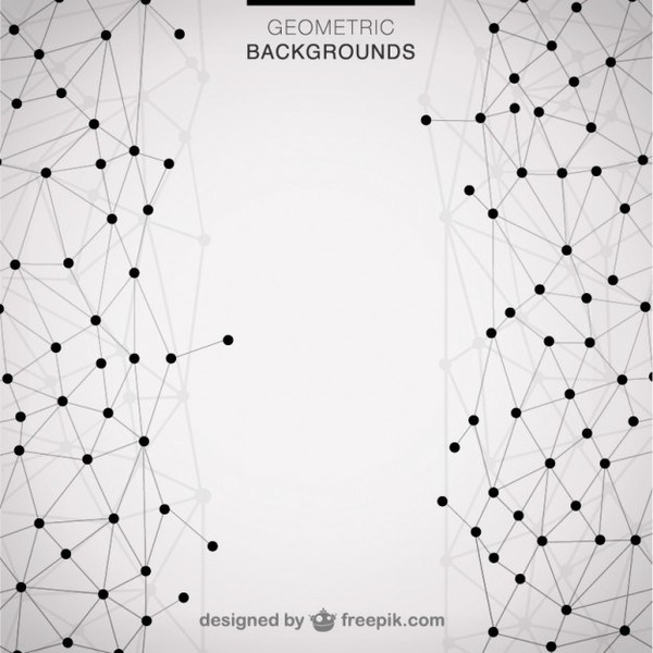600x600 Geometric Modern Triangle Background Free Vector