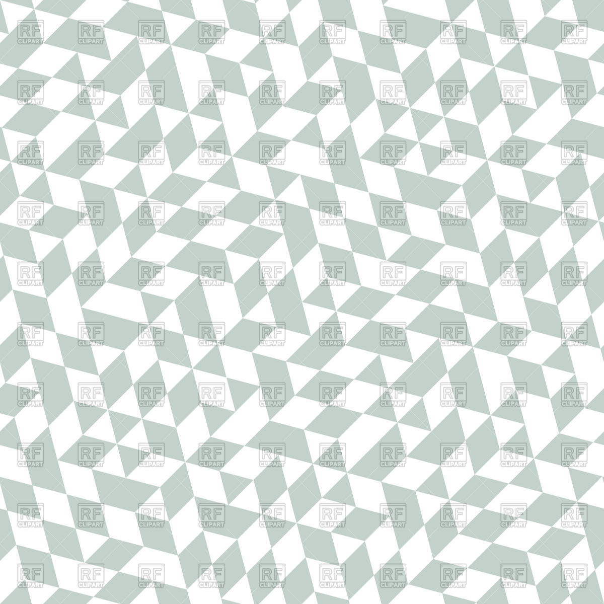 1200x1200 Geometric Seamless Pattern With Blue Triangles Vector Image