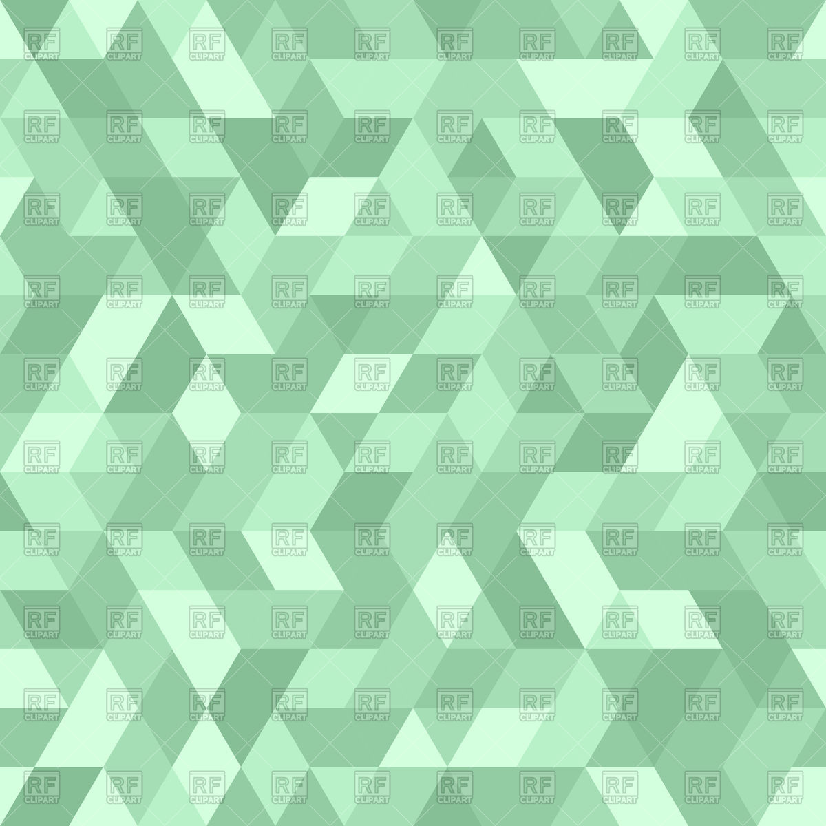 1200x1200 Geometric Seamless Pattern With Light Green Triangles Vector Image