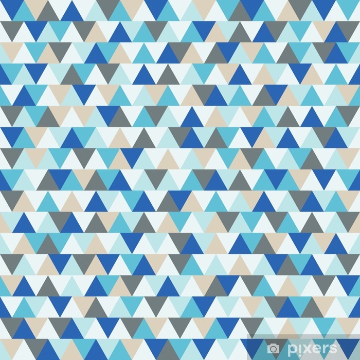 700x700 Abstract Triangle Vector Background, Blue And Grey Geometric