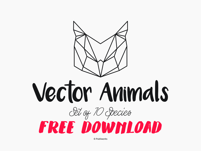 Geometric Vector Animals 800x600 Geometric Vector Animals