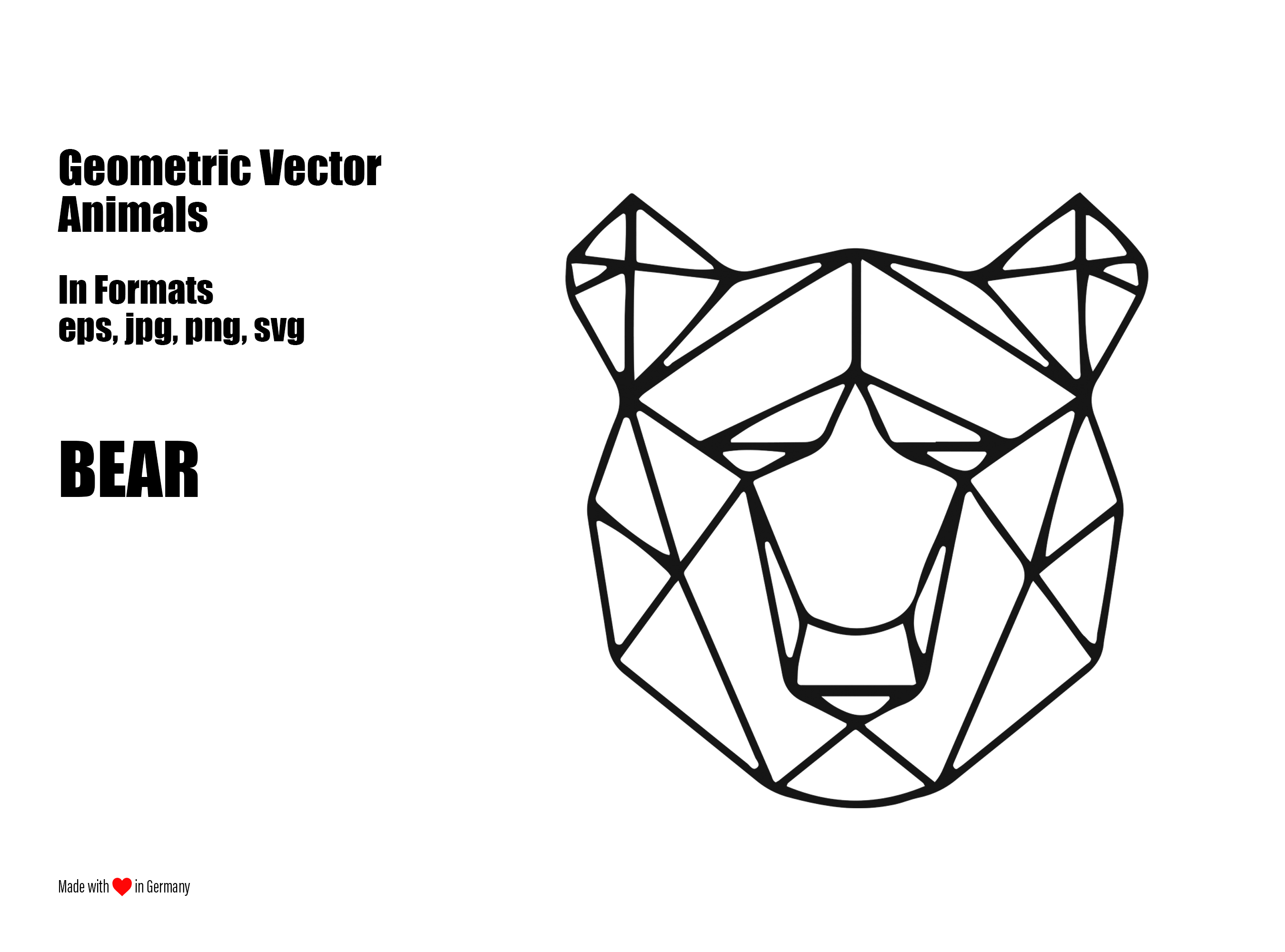 Geometric Vector Animals 2700x2000 Geometric Vector Animals