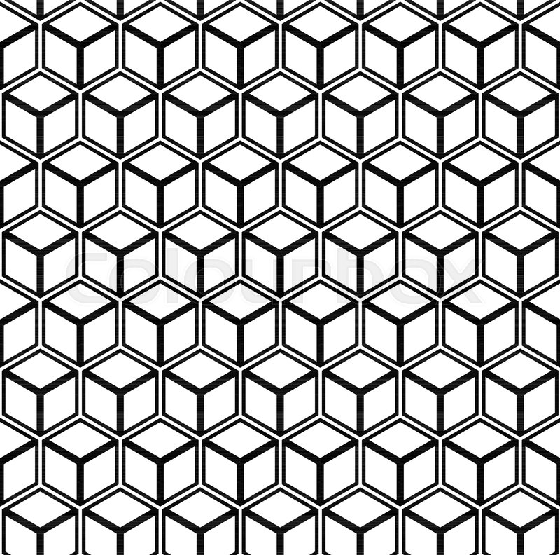 Seamless Geometric Hexagons Pattern Stock Vector Colourbox 800x792 Seamless Geometric Hexagons Pattern Stock Vector Colourbox