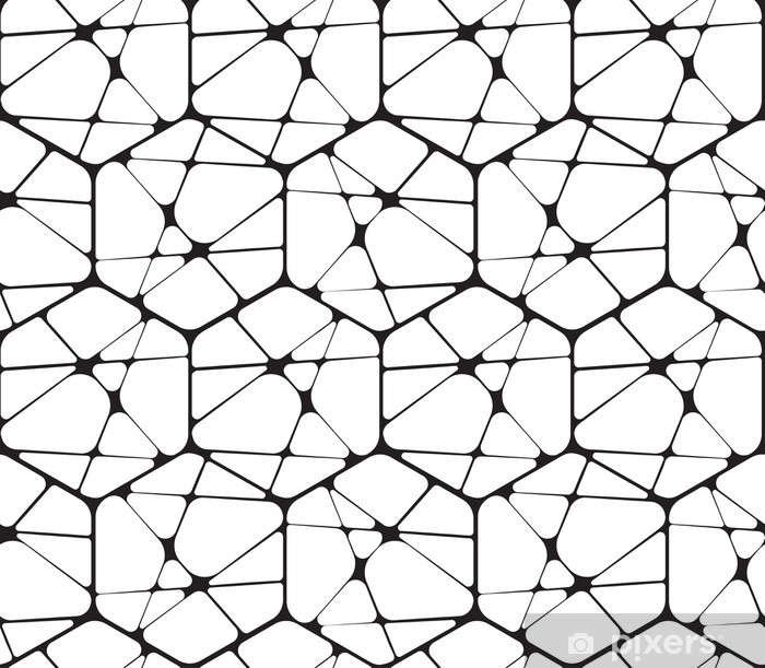 Black And White Abstract Geometric Vector Seamless Pattern Wall 700x611 Black And White Abstract Geometric Vector Seamless Pattern Wall