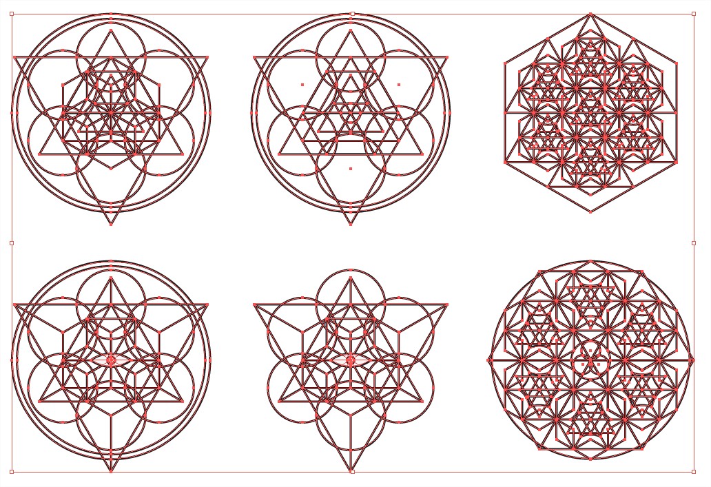 1032x707 Sacred Geometry Vector Pack For Adobe Illustrator