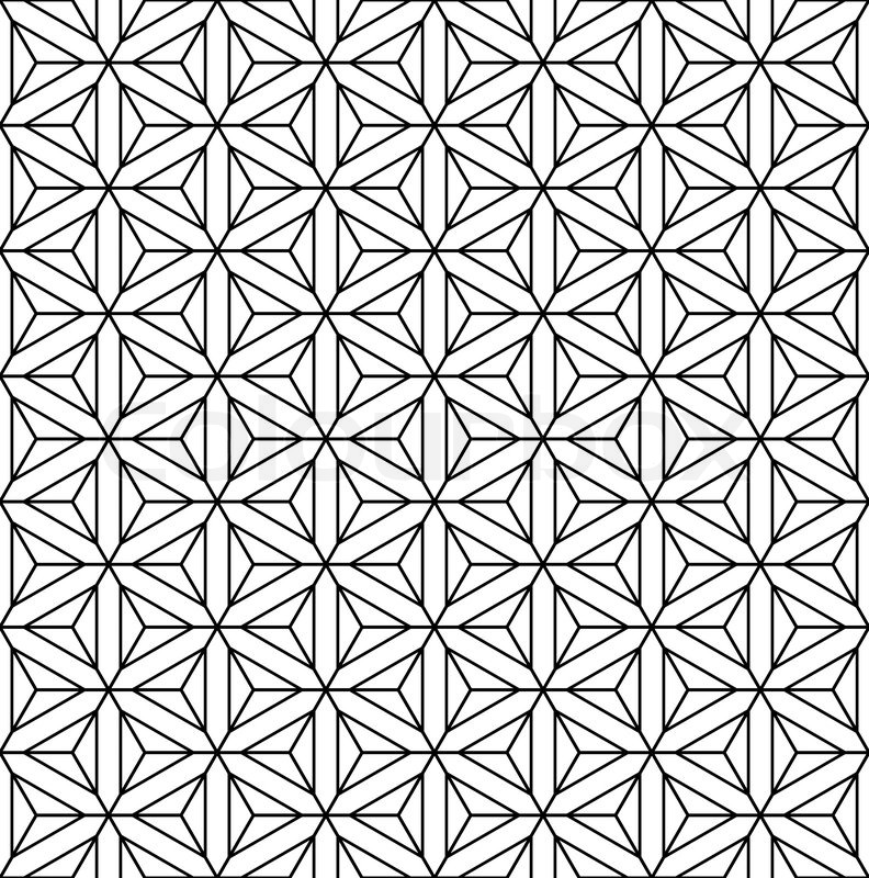 792x800 Seamless Geometric Op Art Texture Stock Vector Colourbox