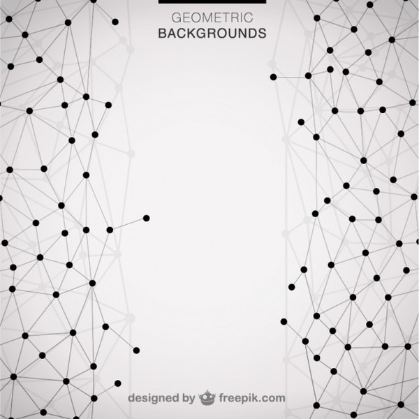 600x600 Geometric Modern Triangle Background Free Vector