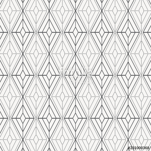 500x500 Geometric Vector Pattern, Repeating Linear Diamond Shape With Oval