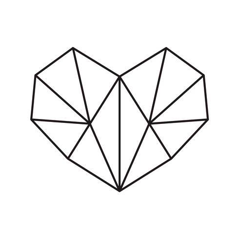 Geometric Vector Symbol Heart Shape Frame With Place For Text 490x490 Geometric Vector Symbol Heart Shape Frame With Place For Text