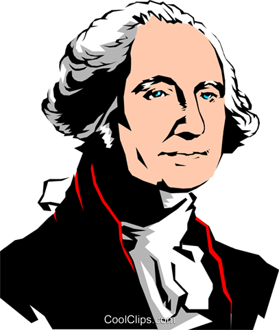 407x480 George Washington Royalty Free Vector Clip Art Illustration