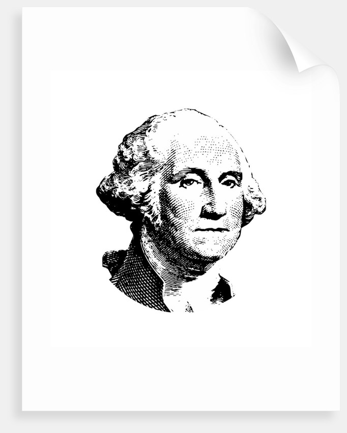 682x850 Vector Artwork Of George Washington Posters Prints