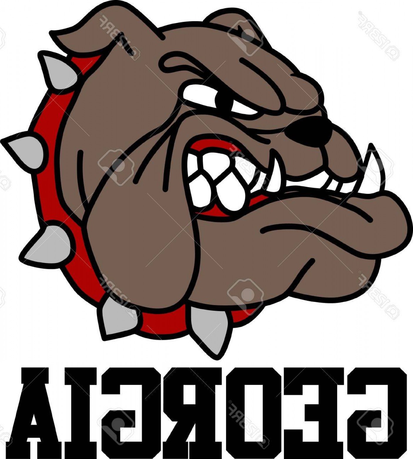 1405x1560 Photostock Vector Georgia Bulldogs Game To Enjoy For Both Boys