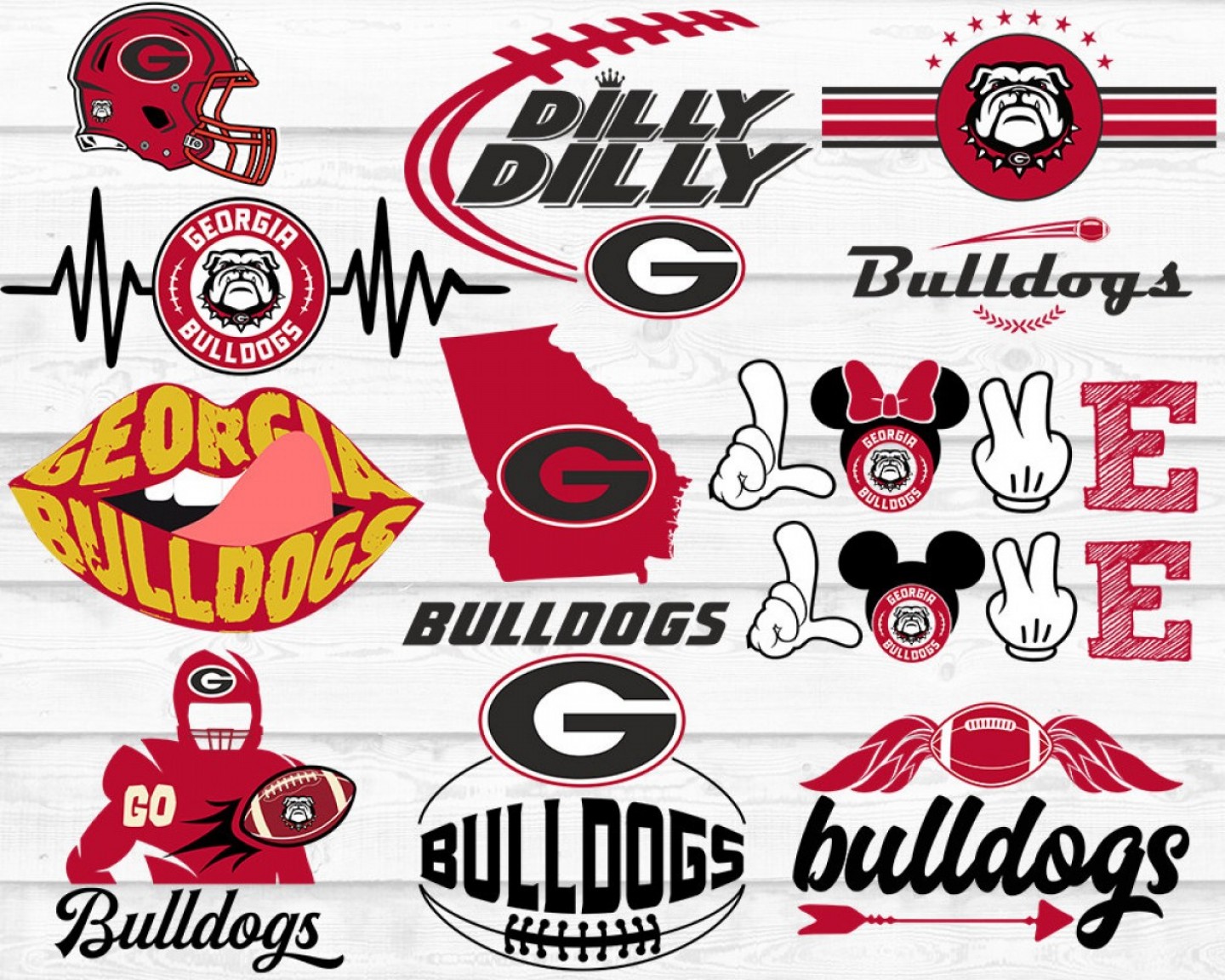 Georgia Bulldogs Logo Vector at Vectorified.com | Collection of Georgia