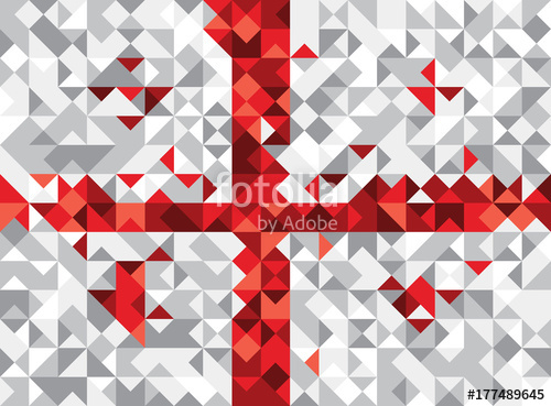 500x369 Vector Georgia Flag, Georgian Flag