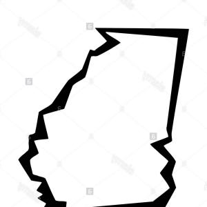 300x300 Printable Vector Map Georgia Outline Catchsplace