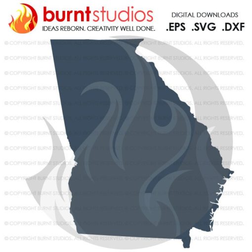 510x510 State Of Georiga Cutting File, Digital Download, Love, Home