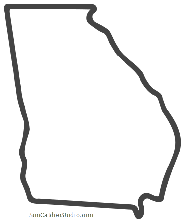 Georgia Outline Vector at Vectorified.com | Collection of Georgia