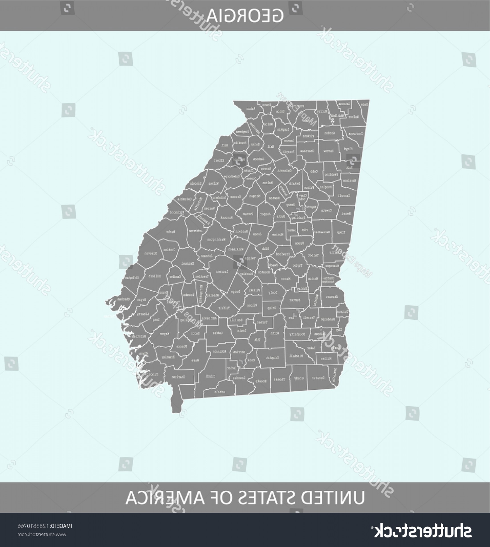 Georgia Outline Vector at Vectorified.com | Collection of Georgia ...