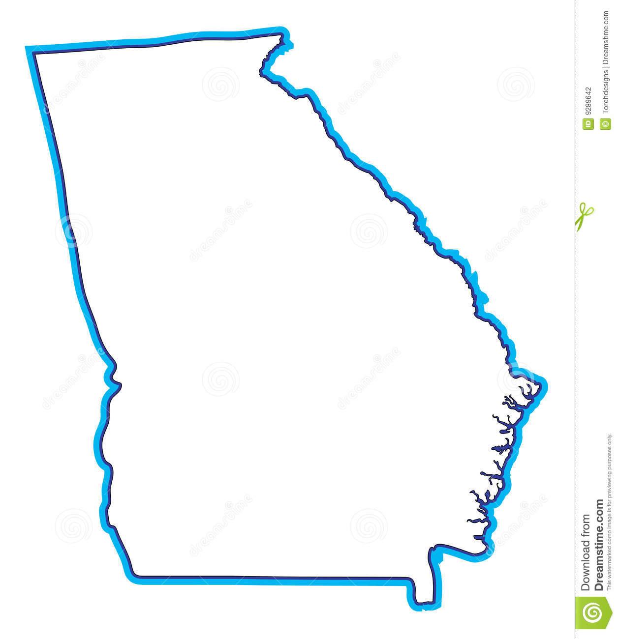1258x1300 Georgia On Us Map Png Black And White Png Files, Free Clip Art