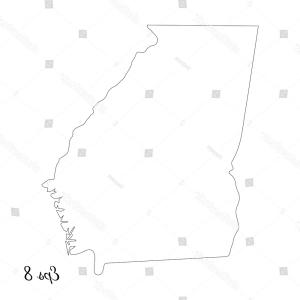 300x300 Georgia Outline Map State Shape United Catchsplace