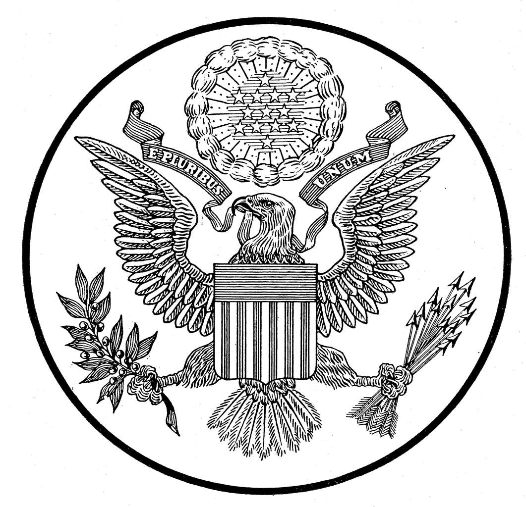 1061x1024 Hawaii State Seal Coloring Page Idaho State Seal Colouring Pages