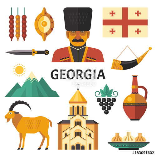 Georgia Vector at Vectorified.com | Collection of Georgia Vector free ...