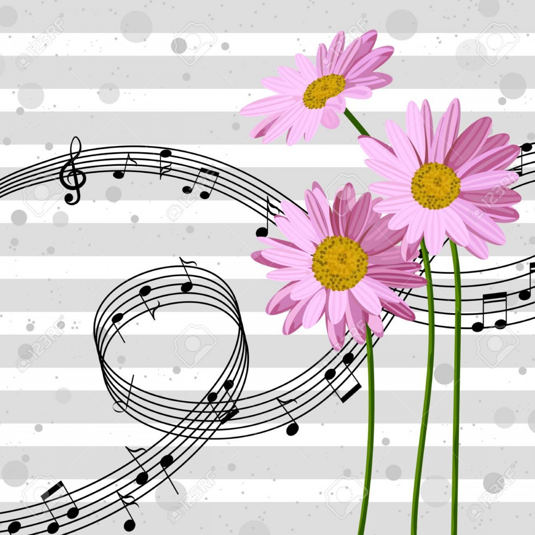 Gerber Daisy Vector Monogram Catchsplace 1872x1872 Gerber Daisy Vector Monogram Catchsplace