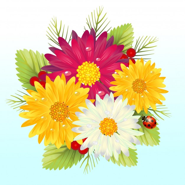 Fresh Gerbera Daisy Flower Arragement Vector Premium Download 626x626 Fresh Gerbera Daisy Flower Arragement Vector Premium Download