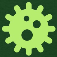 190x190 Germ Virus Vector Men's T Shirt Spreadshirt