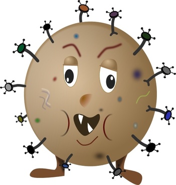 351x368 Germs Vector Free Vector Download