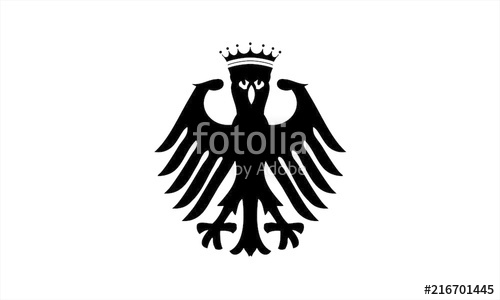 500x300 German Eagle Vector Stock Image And Royalty Free Vector