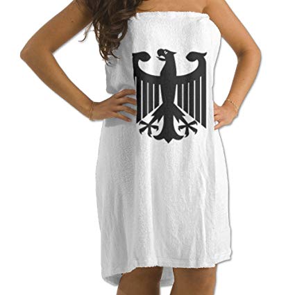 425x425 Shi Fu German Eagle Vector Men's Womens Bath Wrap