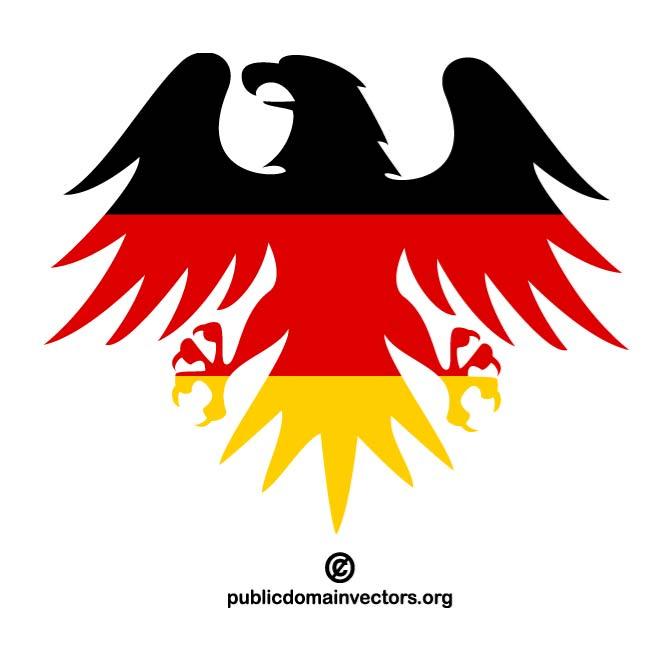 660x660 Eagle With German Flag Vector