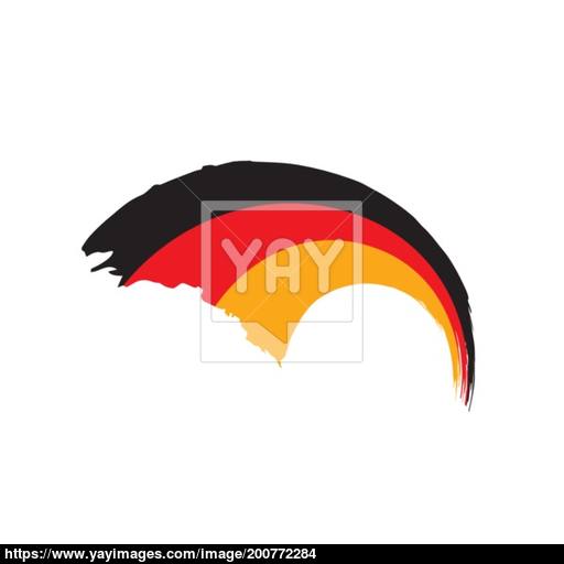 512x512 Germany Flag, Vector Illustration Vector