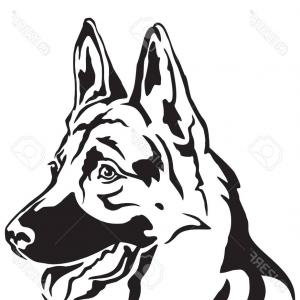 German Shepherd Vector Art at Vectorified.com | Collection of German ...