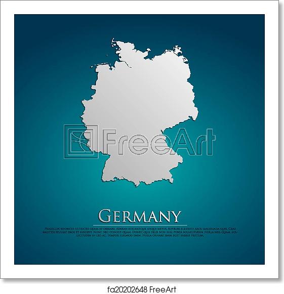 Free Art Print Of Vector Germany Map Card Paper Vector Germany 561x581 Free Art Print Of Vector Germany Map Card Paper Vector Germany