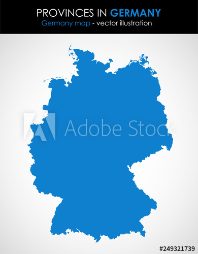 Germany Graphic Map Of The Country Vector Illustration 390x500 Germany Graphic Map Of The Country Vector Illustration