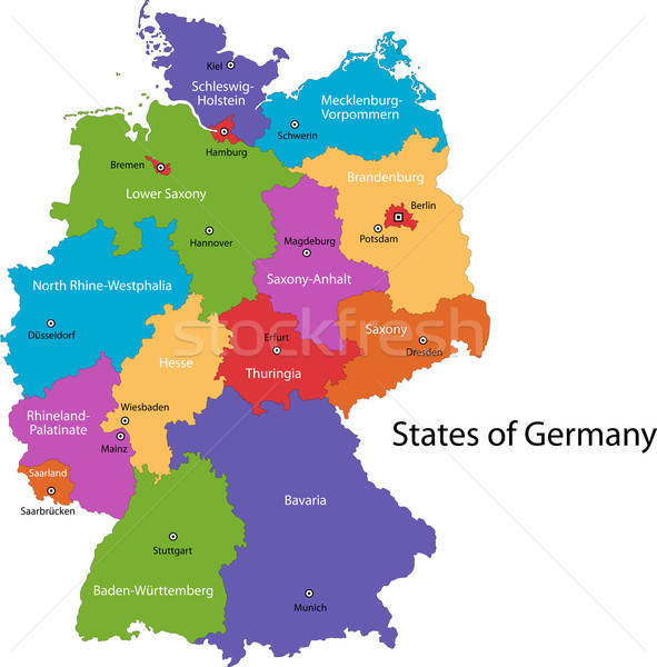 Germany Map Vector Illustration Iryna Volina 591x600 Germany Map Vector Illustration Iryna Volina