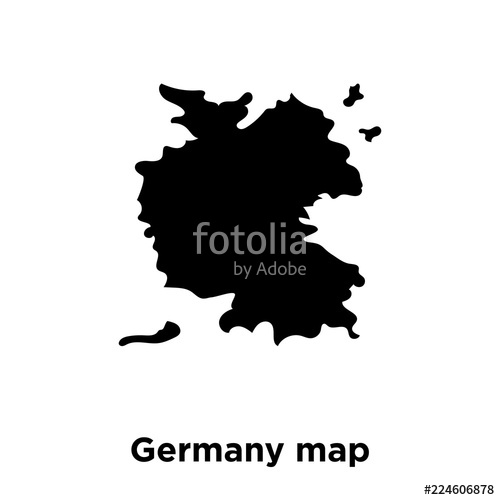Germany Map Icon Vector Isolated On White Background, Logo Concept 500x500 Germany Map Icon Vector Isolated On White Background, Logo Concept