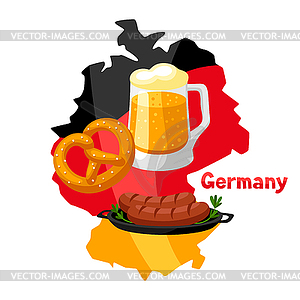 300x300 German Food On Map Of Germany