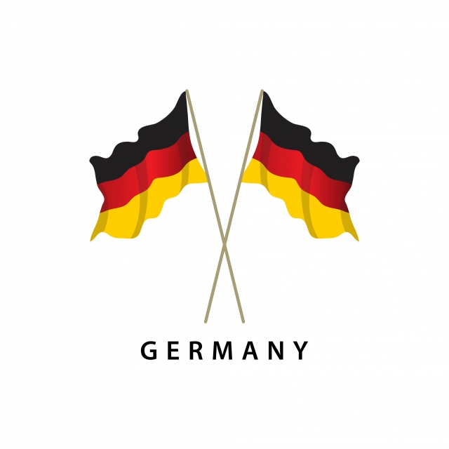 640x640 Germany Flag Vector Template Design Illustration, Flag, Germany