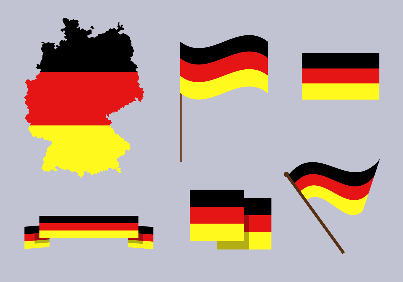 1400x980 Germany Free Vector Art