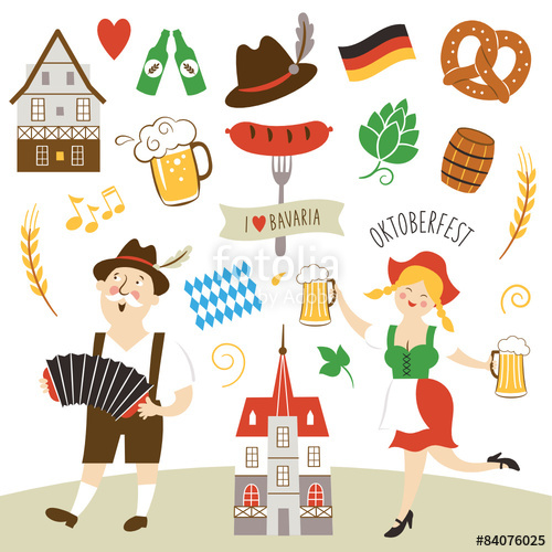 500x500 Germany Elements Collection Illustration Stock Image And Royalty