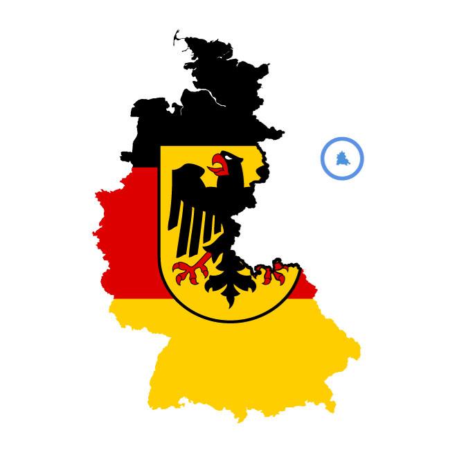 660x660 West Germany Map Vector