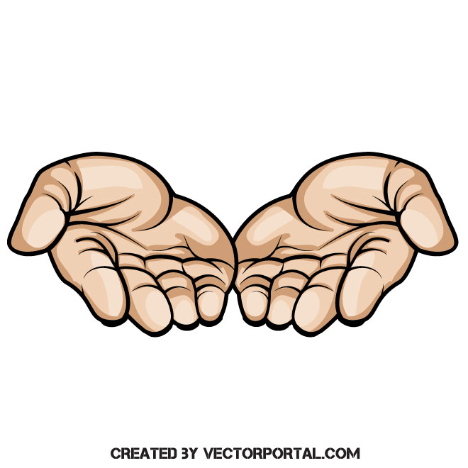 660x660 Open Hands Vector Graphics