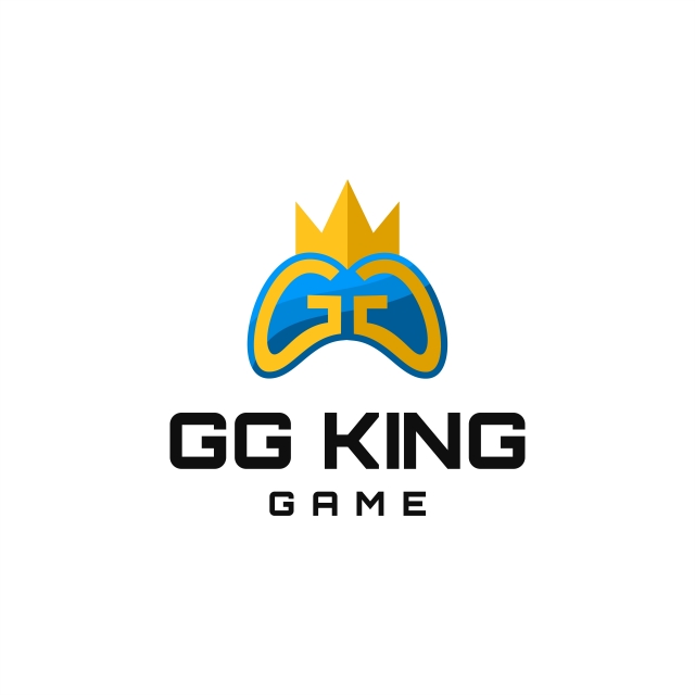 640x640 Gg King Game Logo, Abstract, Alphabet, Blue Png And Vector