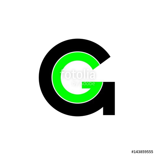 500x500 Letter Gg Logo Vector Stock Image And Royalty Free Vector