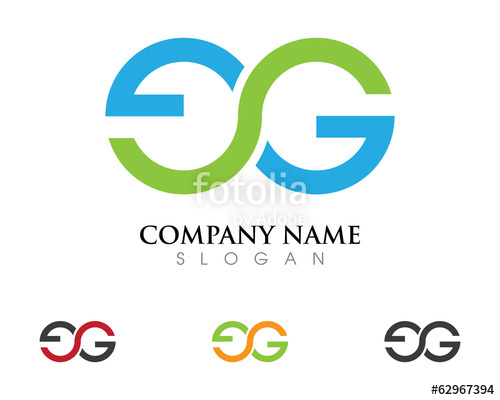 500x400 Gg, Sg Logo Stock Image And Royalty Free Vector